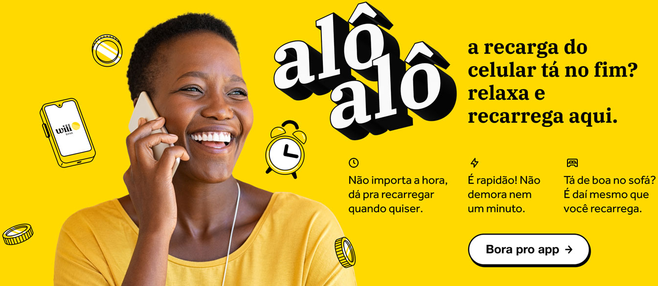 Banner Recarga do celular