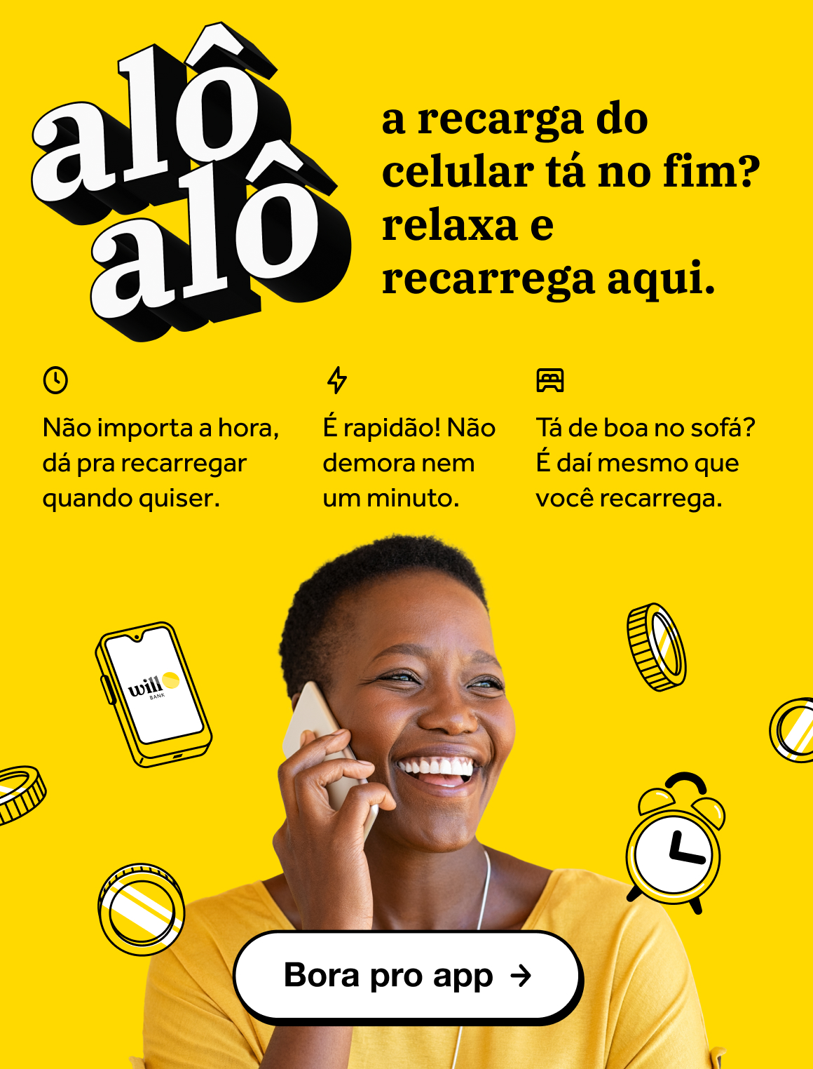 Banner Recarga do celular