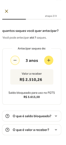 Aplicativo will FGTS antecipar saques